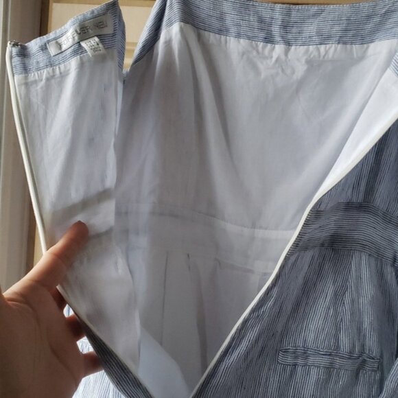 Forever New 100 Linen Womens Light Blue Jumpsuit Size 8 - Picture 7 of 9